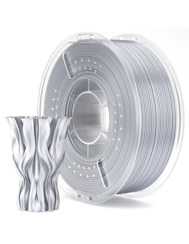 PLA филамент Elegoo PLA Silk, 1.75 mm, 1.0 kg, Silk Silver Grey