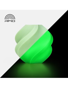 PLA филамент Bambu Lab PLA Glow, 1.75 mm, 1.0 kg, Glow Green 15500, Spool