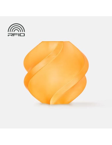 PETG филамент Bambu Lab PETG Translucent, 1.75 mm, 1.0 kg, Orange 32300, Refill