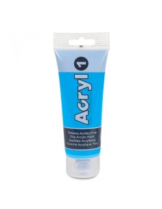 Акрилна боя PRIMO Fine Acrylic Paint, 75 ml, Cyan