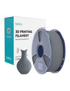 PLA филамент Sunlu PLA Classic, 1.75 mm, 1.0 kg, Grey