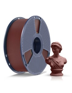 PLA филамент Sunlu High Speed Marble PLA, 1.75 mm, 1.0 kg, Brick Red Marble