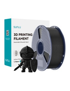 PLA филамент Sunlu PLA+, 1.75 mm, 1.0 kg, Black
