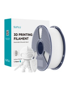 PLA филамент Sunlu PLA+, 1.75 mm, 1.0 kg, White