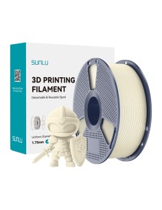 PLA филамент Sunlu PLA+, 1.75 mm, 1.0 kg, Bone White