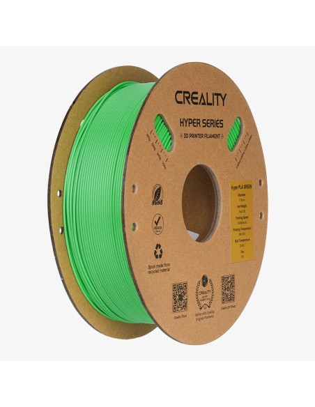 PLA филамент Creality Hyper PLA, 1.75 mm, 1.0 kg, Green