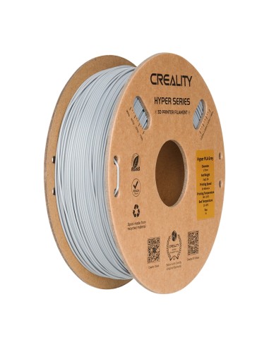 PLA филамент Creality Hyper PLA, 1.75 mm, 1.0 kg, Grey