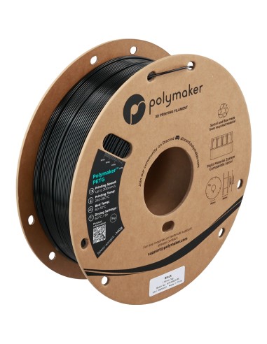 PETG филамент Polymaker PETG, 1.75 mm, 1.0 kg, Black