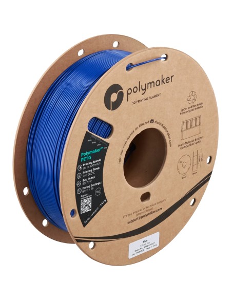 PETG филамент Polymaker PETG, 1.75 mm, 1.0 kg, Blue