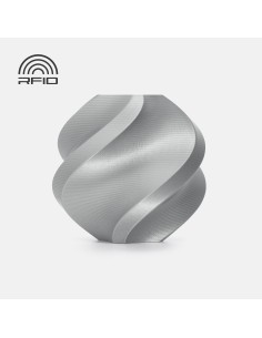 PLA филамент Bambu Lab PLA Basic, 1.75 mm, 1.0 kg, Silver 10102, Refill