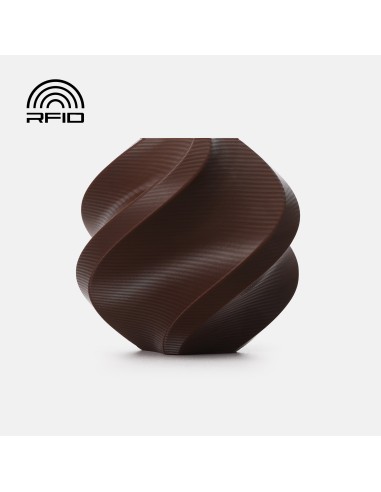 PETG филамент Bambu Lab PETG Basic, 1.75 mm, 1.0 kg, Dark Brown 30800, Refill