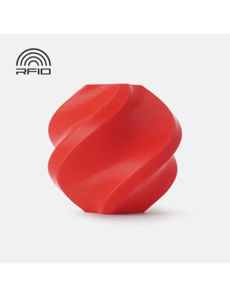 PLA филамент Bambu Lab PLA Basic, 1.75 mm, 1.0 kg, Red 10200, Spool