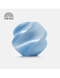 PLA филамент Bambu Lab PLA Silk+, 1.75 mm, 1.0 kg, Baby Blue 13603, Spool
