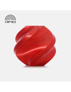 PLA филамент Bambu Lab PLA Silk+, 1.75 mm, 1.0 kg, Candy Red 13205, Spool