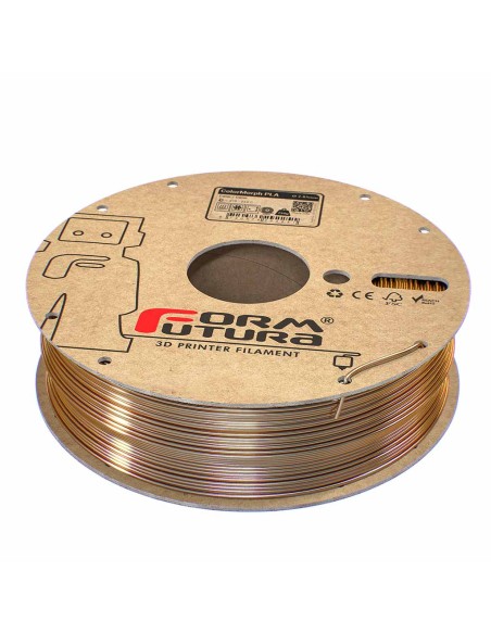 PLA филамент FormFutura High Gloss PLA ColorMorph, 1.75 mm, 0.75 kg, Gold & Silver