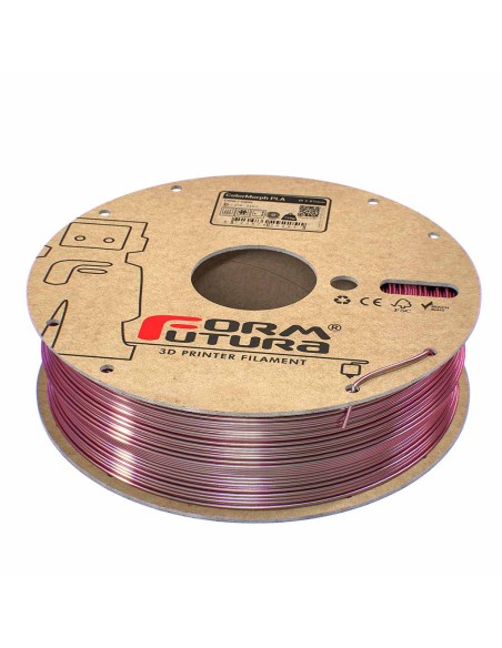 PLA филамент FormFutura High Gloss PLA ColorMorph, 1.75 mm, 0.75 kg, Magenta & Silver