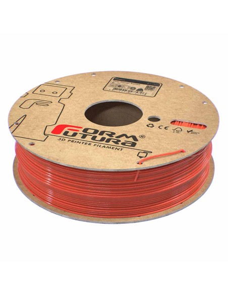 PETG филамент FormFutura HDglass, 1.75 mm, 0.75 kg, Fluor Orange Stained